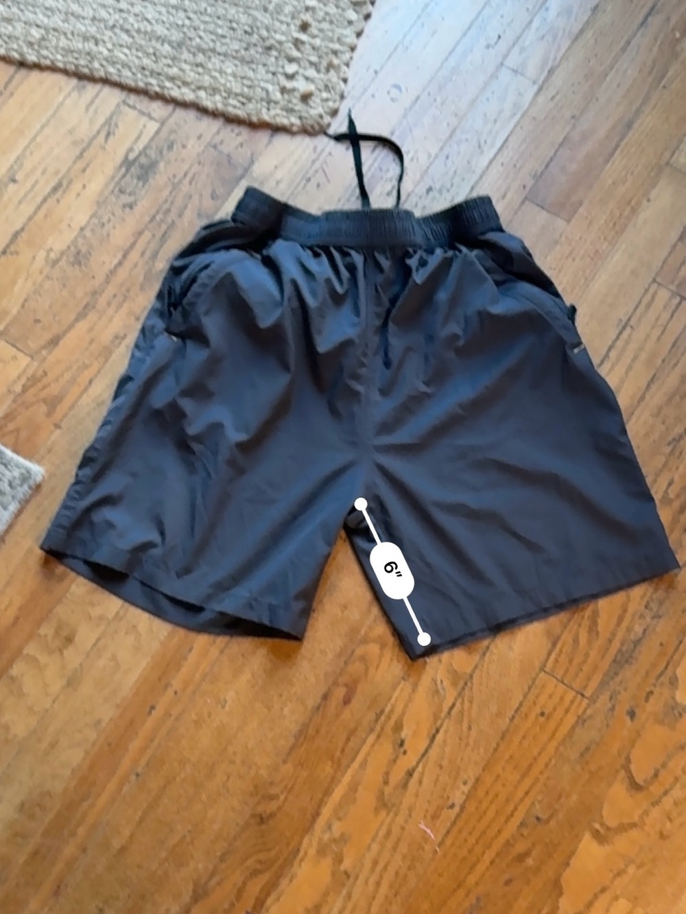 MIER Men's Quick Dry Running Shorts with Zipper Pocket, Elastic Waist Medium - Picture 5 of 5